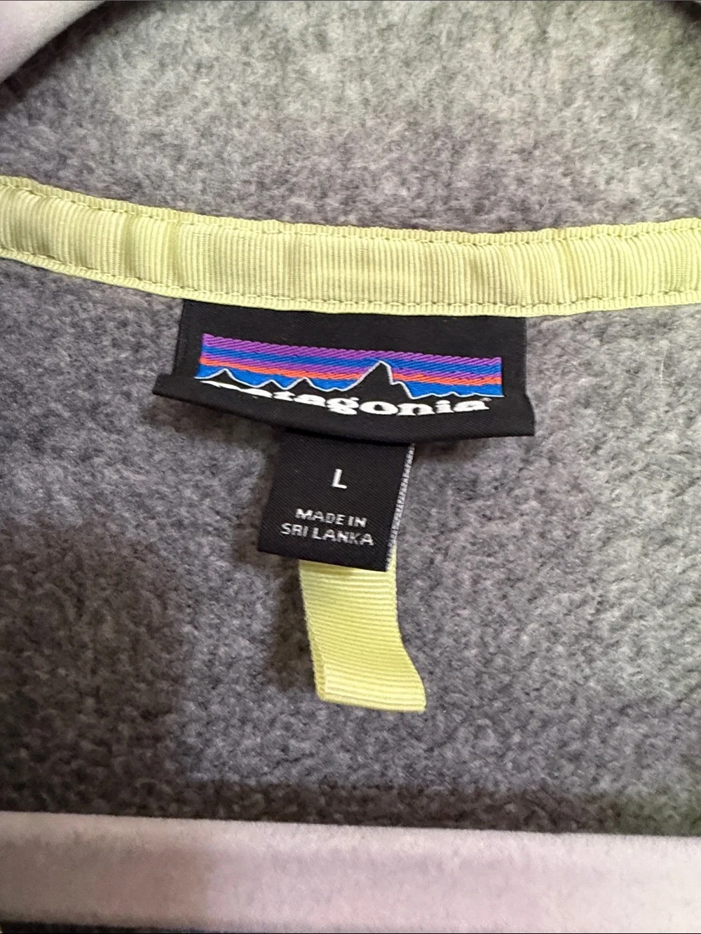 Patagonia women’s Gray Quarter-Zip Pullover